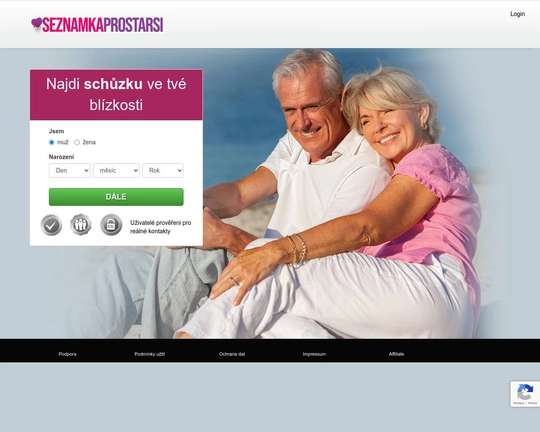 Seznamka pro starsi Logo